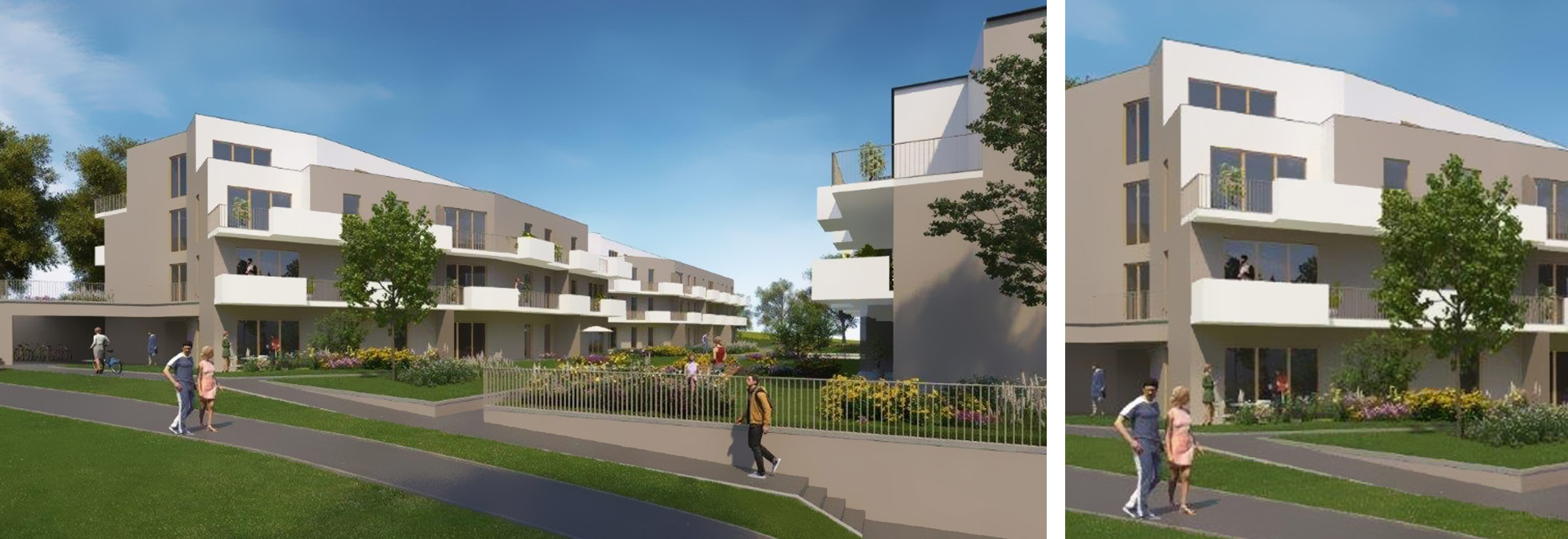 ELISABETHWEG - Wohnhausanlage mit 113 Wohnungen, Tiefgarage